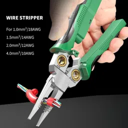 trending 8 in 1 Wire Stripper with Voltage Tester Electricity Measurement Function Needle Nose Plier image 5