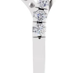 Sparkles Lab Grown Diamond 14kt White Gold ring image 4