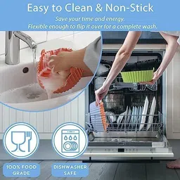 flostrain Air Fryer Liners I Round Silicone Basket Baking Tray Airfryer Tray image 4