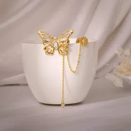 GIVA Golden Shiny Butterfly Brooch For Him Brooch-picture-27