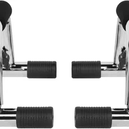 optimus ® Steel Push Up Bar Dips Stand For Gym & Home Exercise Workout - C Push-up Bar image 1