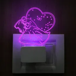 Romantic Love Couple Night lamp with 7 Color Changing Light Gift for Anniversary Table Lamp-image-6