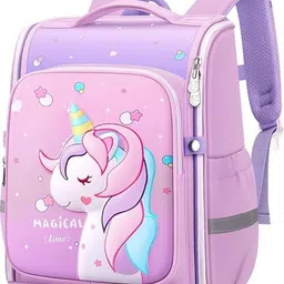 dwiza enterprise Small 17 L Backpack Unicorn Backpack for Kids Shoulder School Bags for Girls,Waterproof Backpack image 1