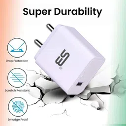 shopbucket Wall Charger Accessory Combo for Tecno Camon iClick 2, Tecno Spark 5 Air image 3