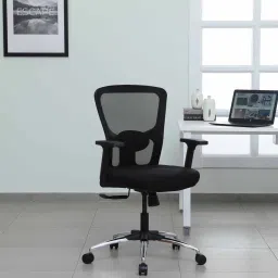 green soul Jupiter Superb MB Breathable Mesh Ergonomic Chair in Black Colour image 1