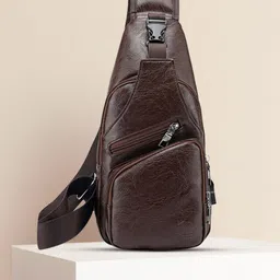 Brown Men & Women Shoulder Bag Men & Women Shoulder Bag-image-2