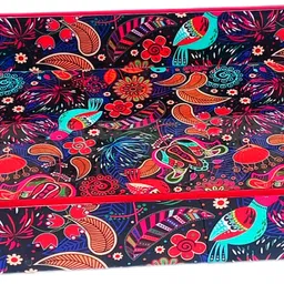 cugona Enamel Coated wooden Tray in MDF14 x8 inches|Serving Tray for Home,Dining Table Tray image 2