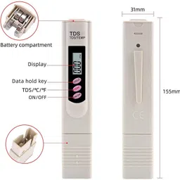 shapure Ph & Combo with �0.1Ph 0.6" LCD Mini Digital Pen Style Ph-Meter Digital TDS Meter image 3