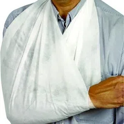 add gear First Aid Triangular Military Cravat Non Sterile Cotton Bandage(94x94x133 cm)_ Crepe Bandage image 2