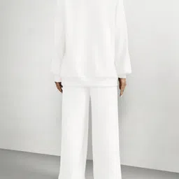 dockstreet Women Solid White Track Pants-picture-26