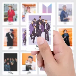 clickedin BTS Special Edition Lomocards 54 Cool Autograph Card With HD Different Pictures Paper Print image 3