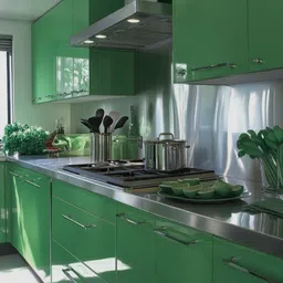 wallmate Vinyl Decorative Green Wallpaper image 2