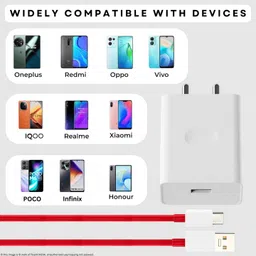 RoarX 33 W SuperVOOC 6 A Wall Charger for Mobile with Detachable Cable image 4