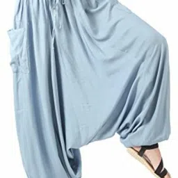 Solid Rayon Women Harem Pants-image-32