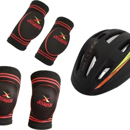 jaspo B- Safe Guards (Knee,Elbow,Helmet) Skating Kit image 1