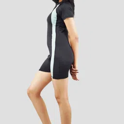 imperative by neu look Solid Women Monokini Black Swimsuit image 3