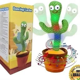 ferin Talking Dancing Cactus Toy - Singing, Recording & Mimicking Plush with LED Light-picture-39