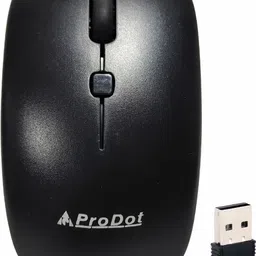 PRODOT Quad Wireless Mouse With USB Nano Dongle, 800-1600 DPI Wireless Ergonomic Optical Mouse-picture-28