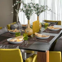 met Rectangular Pack of 6 Table Placemat image 2