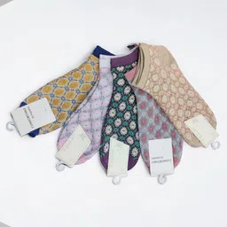 vemoli Women Embriodered, Floral Print Low Cut-picture-14