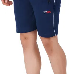 feel track Pack of 2 Solid Men Blue, Grey Bermuda Shorts image 3