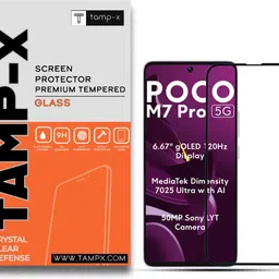TAMP-X Tempered Glass Guard for Poco M7 Pro 5G-image-61