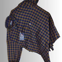 marc laurent Men Regular Fit Checkered Spread Collar Casual Shirt image 3