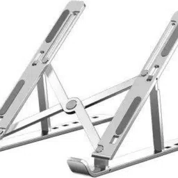NEXIVA Aluminum Alloy Adjustable Laptop Stand | Portable, Foldable & Ergonomic – Silver Aluminum Alloy Adjustable Laptop Stand | Portable, Foldable & Ergonomic – Silver Stainless Steel Floor Stand Rotatable Laptop Stand with Adjustable Height Compatible with Universal Laptops-picture-25