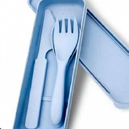 da novira Wheat Straw Cutlery Set,Utensils for Travel,Work,Picnic,Camping And Daily Use Polypropylene, Plastic Dessert Knife-picture-25