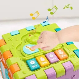 bd store Educational Learning Cube with Music Activity Center Play Square Musical Toys image 3