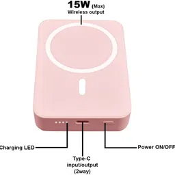 iqoniqe 10000 mAh 22.5 W Wireless With MagSafe Mini Pocket Size Power Bank image 2