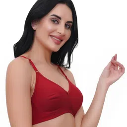 stogbull Pack of 2 Women Full Coverage Non Padded Bra image 4