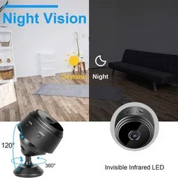 SROPX HD Spy Hidden Cctv Camera Small Size Wifi Connect Motion Detection Night Vision Spy Camera image 2