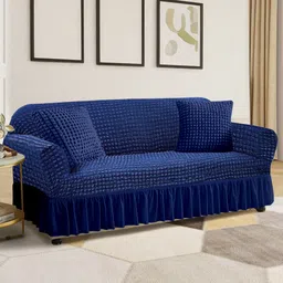 cortina Polyester Polka 3 Seater Sofa Cover image 4