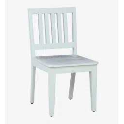 woodsworth from pepperfry Bochov Mango Wood Dining Chair In White Wirebrush Finish ( Set Of 2 ) image 5