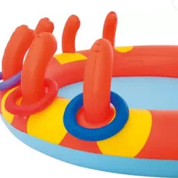 kindertales Interactive (IND*74) Crab Inflatable Children's Pool Multicolor Inflatable Swimming Pool image 3