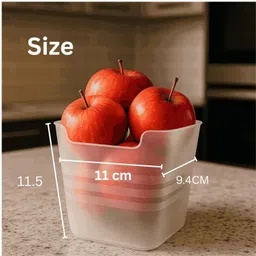 elvo luxe Plastic Fridge Container - 1000 ml image 2