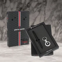pierre cardin Carbide Ball Pen with Key chain Pen Gift Set image 2
