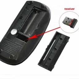 coolcold Wireless Optical Gaming Mouse Slim 2.4Ghz 1200 DPI Optical Tracking Mice Wireless Ambidextrous Optical Gaming Mouse image 4