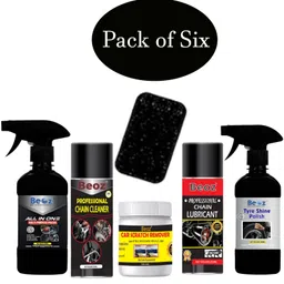 beoz Vehicle Polish, Tyre Polish, Chain Cleaner, Chain Lube, Scratch Remover, Foam Combo-picture-22