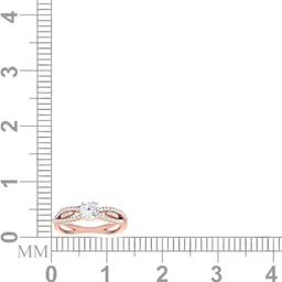 avsar R-3720 14kt Cubic Zirconia Rose Gold ring image 5