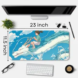 Eshaaver Anime printed mouse pad Rubber Base & Smooth Surface for Computer. Mousepad image 2