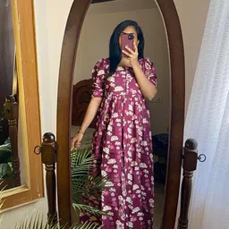 Women Maxi Multicolor Full Length Dress-image-2