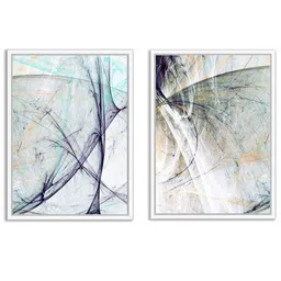 art street Canvas Framed Lady Modern Set Of 2 Art Print image 2