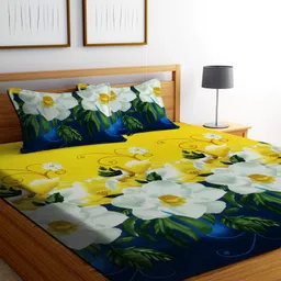 m.s. trading co. Cotton Double Flat 144 TC Printed Bedsheet-picture-12