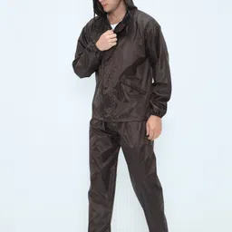 vrojass Solid Men Raincoat image 3