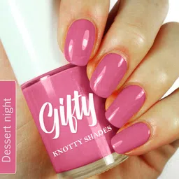 gifty Nail Paint With 1 Free Matte Lipstick (All Eyes on Me) Dessert Night image 2