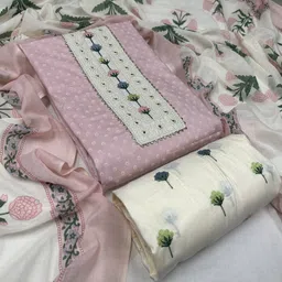 krishna boutique Unstitched Pure Cotton Salwar Suit Material Printed-picture-42