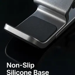 Nexurix Aluminium Laptop Stand Aluminium Desk Stand Laptop Stand with Adjustable Height Compatible with Universal Laptops image 5