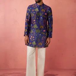 vastramay Men Pure Cotton Kurta Pant Set image 3